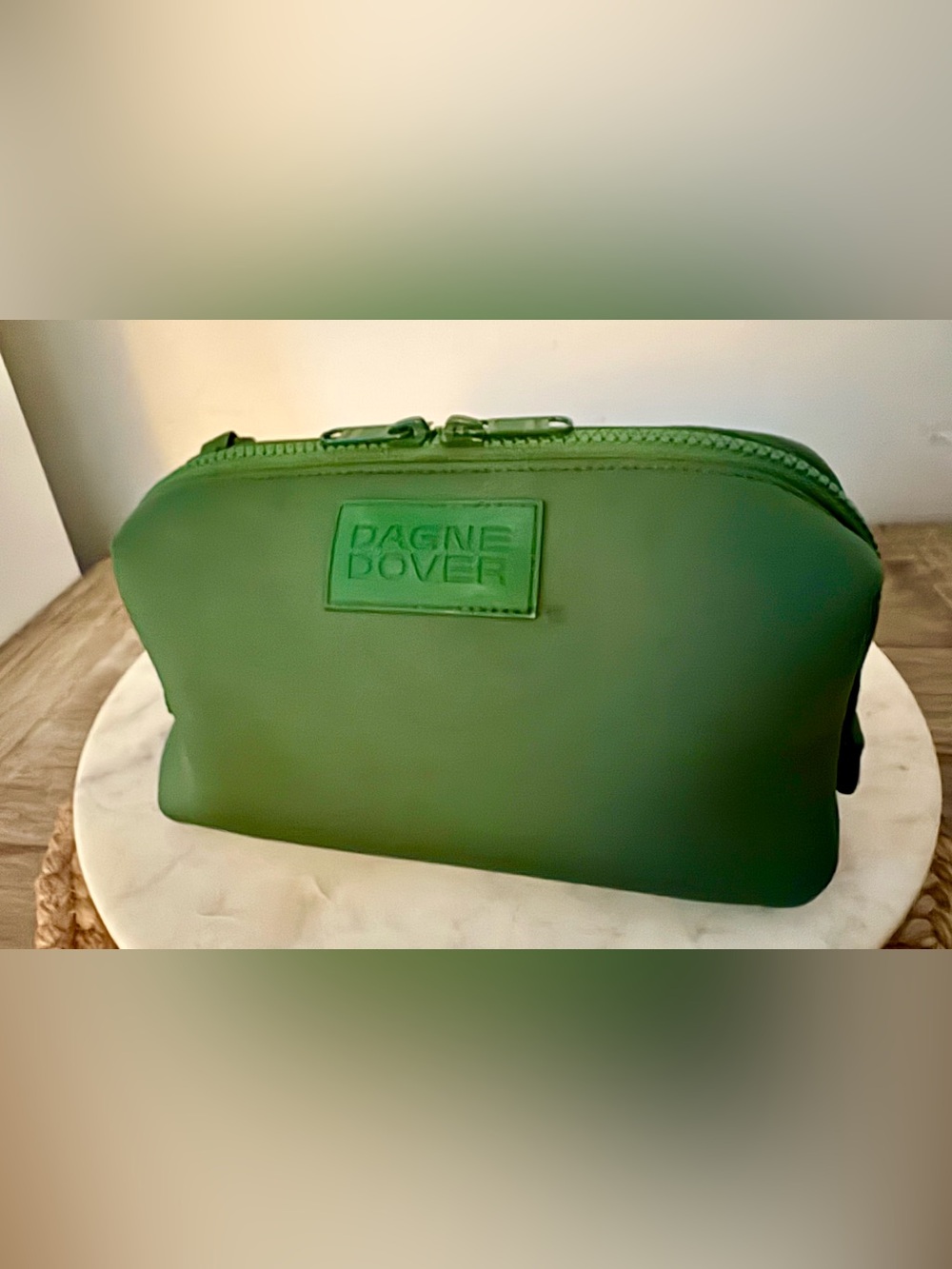 Dagne Dover Hunter Toiletry Bag in Pine, Large - Picture 2 of 4
